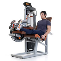 sitting leg curl con rom articolare